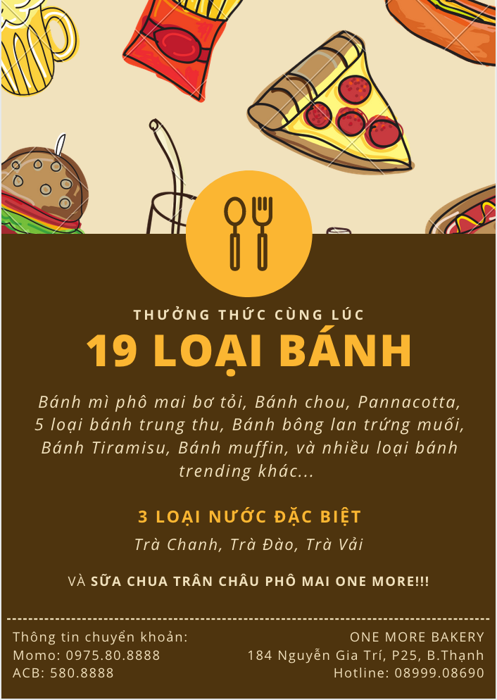 Vé Buffet bánh