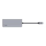  Hub chuyển đổi Belkin 7 trong 1 USB-C Multiport - HDMI 4K 30Hz, 100W PD, 2xUSB-A 3.0, 3.5 mm audio, SD 3.0,microSD 3.0 