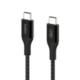  Cáp USB C - C vỏ dù, công suất 240W, USB-C PD3.1, 2 mét, màu đen Belkin 