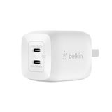  Sạc BOOST↑CHARGE PRO GaN Belkin 45W - 2 cổng USB-C PD 3.0 PPS - Hàng chính hãng - WCH011dqWH 