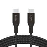  Cáp USB C - C vỏ dù, công suất 240W, USB-C PD3.1, 2 mét, màu đen Belkin 