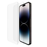  Combo 2 miếng dán màn hình SCREENFORCE™ TemperedGlass Belkin có khung dán cho iPhone 14/13 