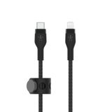  Cáp BoostCharge™ PRO Flex USB-C to Lightning vỏ silicon bọc dù kèm nút nam châm 