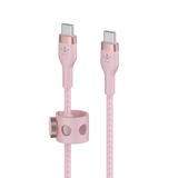  Cáp sạc nhanh USB Type C - C BOOST↑CHARGE™ PRO Flex Belkin vỏ silicone bọc dù 60W 1M (tương thích iPhone 15) 