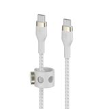  Cáp sạc nhanh USB Type C - C BOOST↑CHARGE™ PRO Flex Belkin vỏ silicone bọc dù 60W 1M (tương thích iPhone 15) 