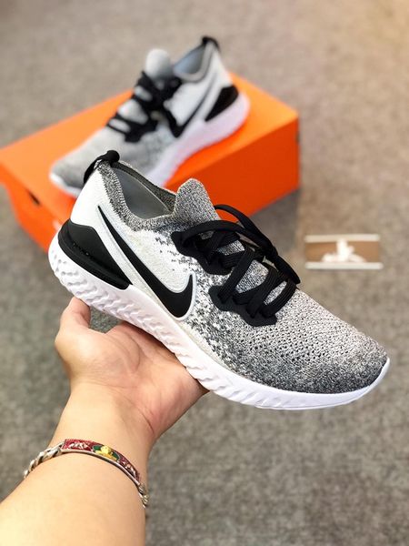  BQ8928-101 Epic React Flyknit 2 Oreo 