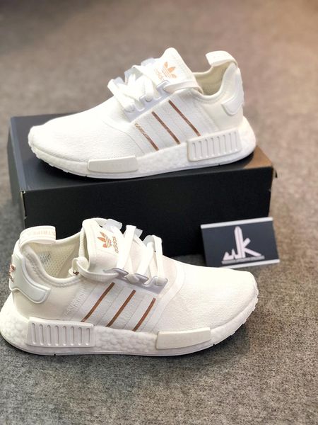  FW6434 - NMD R1 Cloud White Rose Gold 