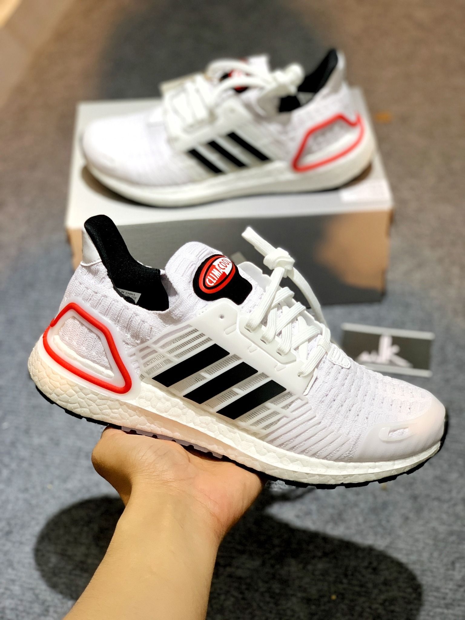  GZ0439 Ultraboost ClimaCool_1 DNA White Red Black 