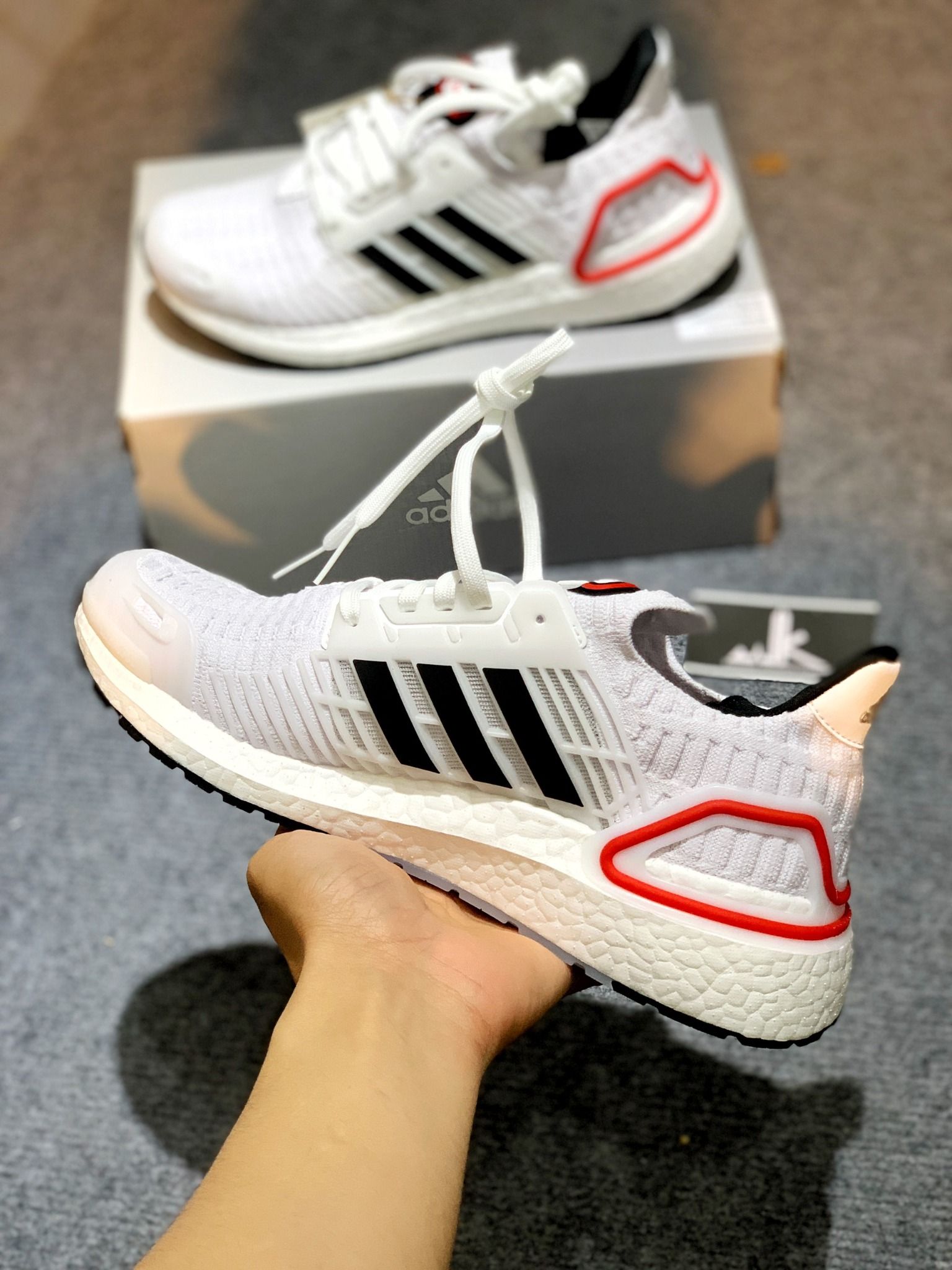  GZ0439 Ultraboost ClimaCool_1 DNA White Red Black 