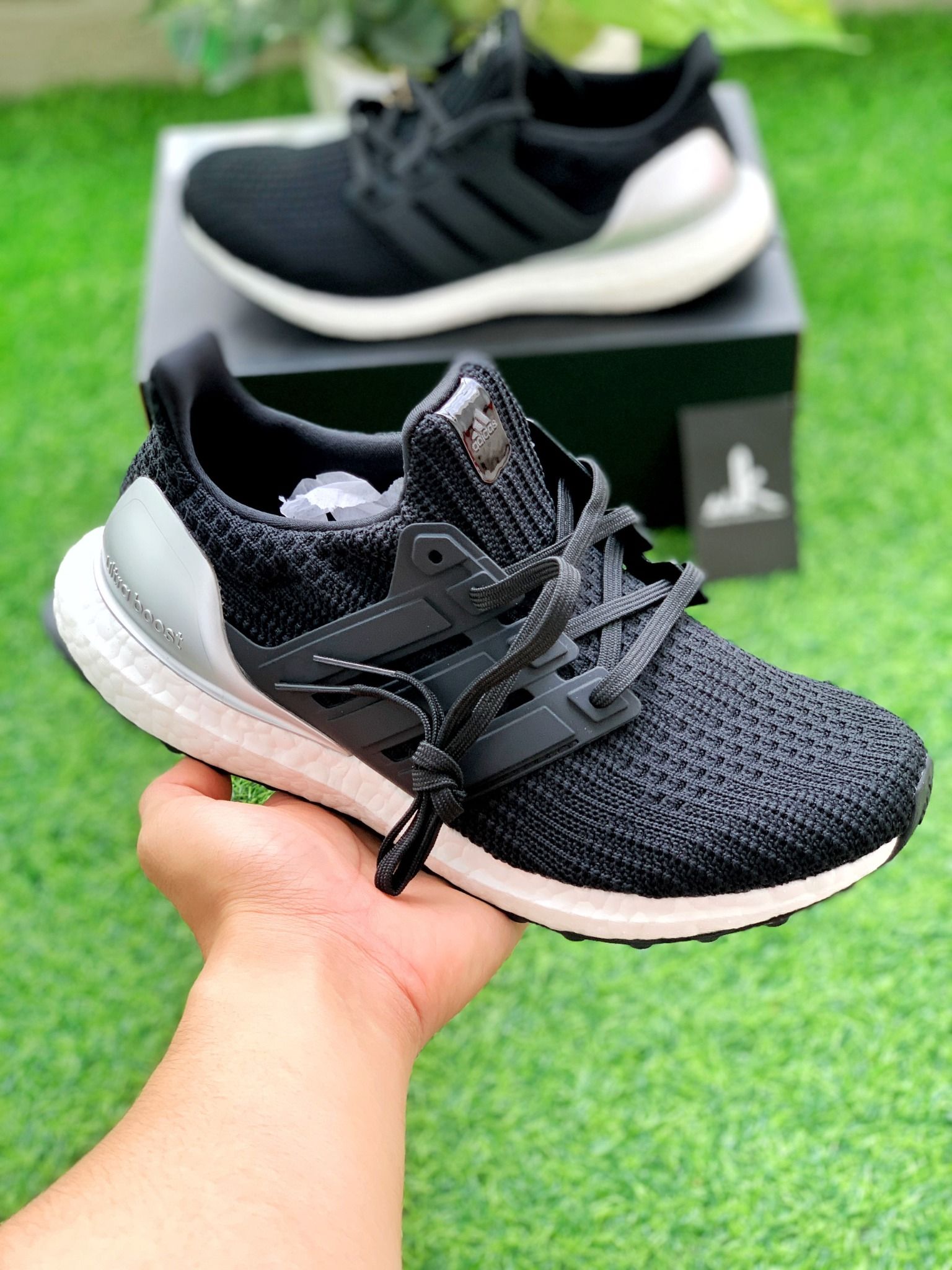  FZ4008 Ultraboost 4.0 DNA Black Silver Metallic 