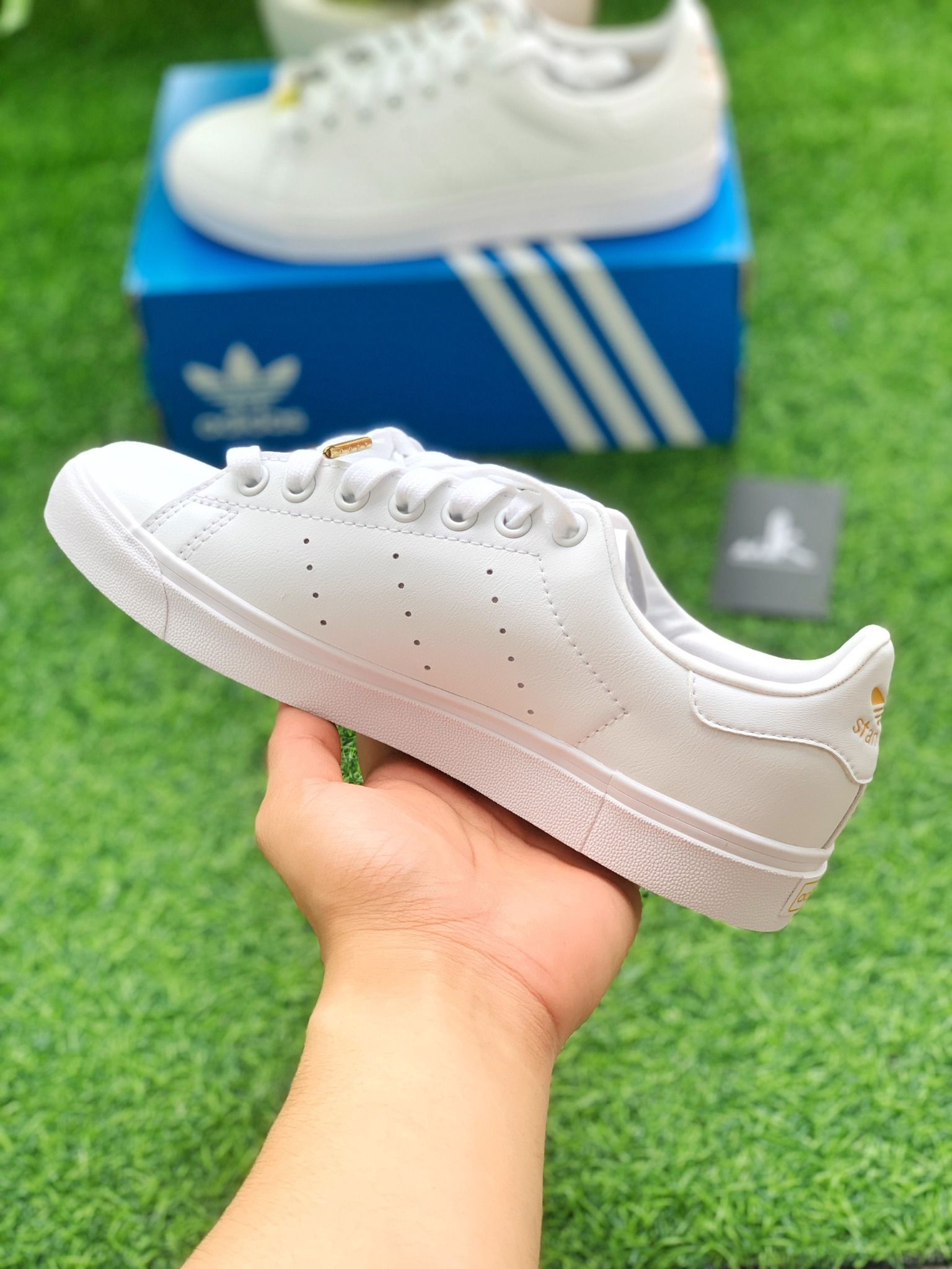  FX8063 Stan Smith Vulc White Gold 