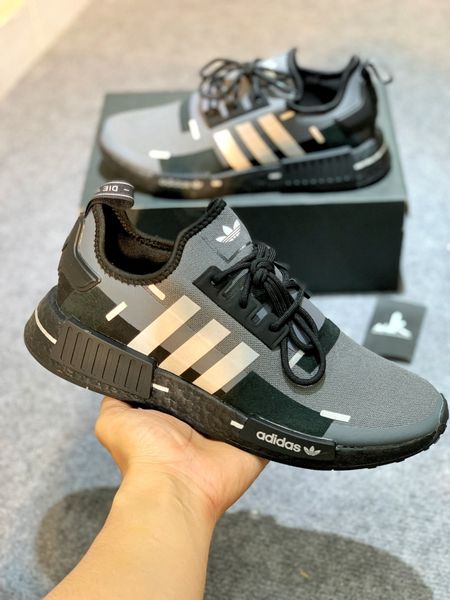  GZ7946 NMD R1 Black Carbon Metallic 