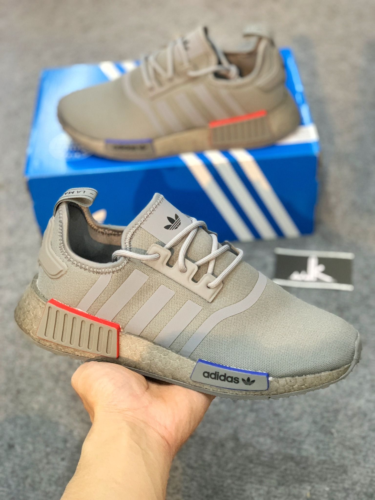  GX9524 NMD R1 Grey Three Grey 