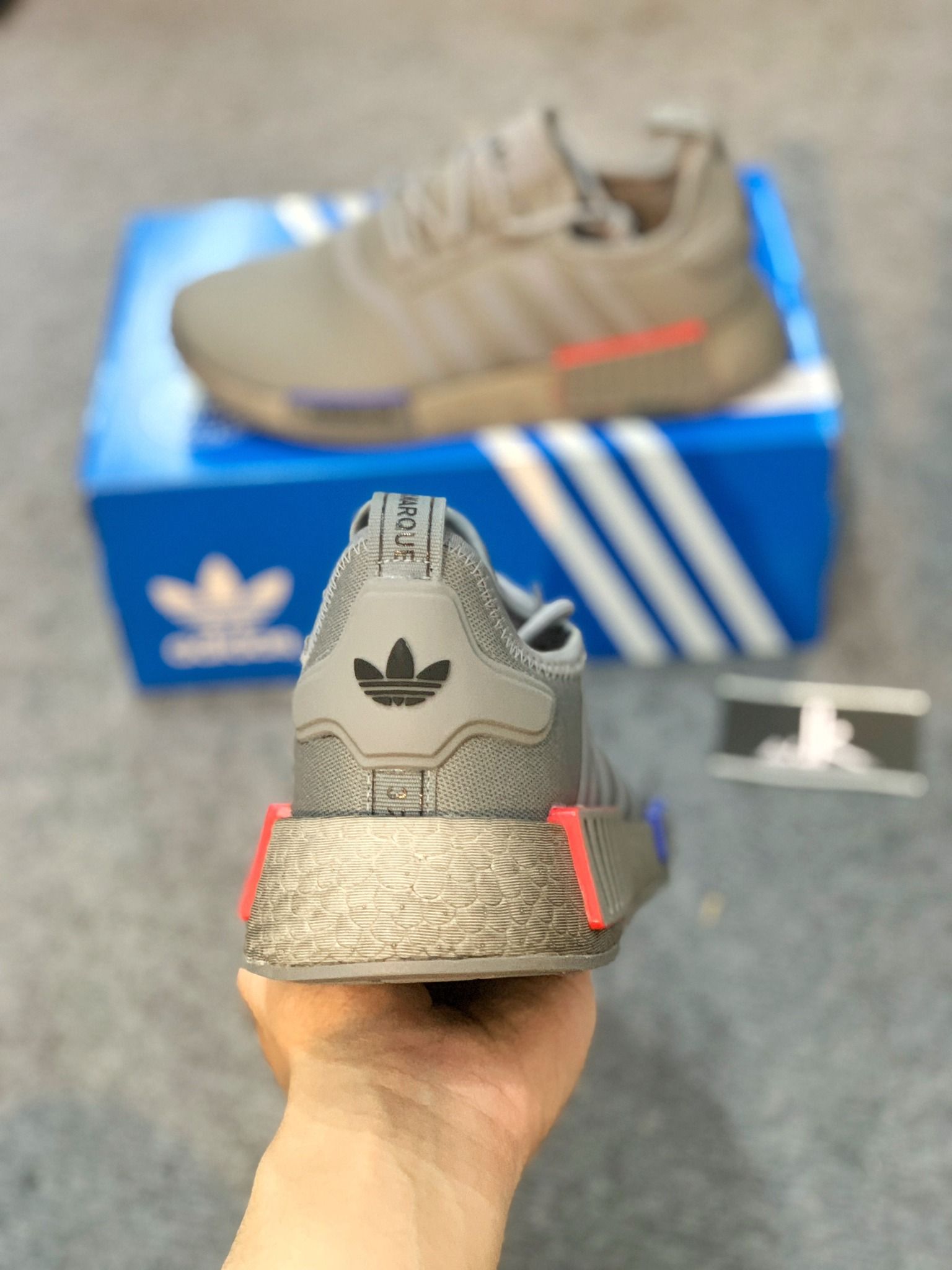 GX9524 NMD R1 Grey Three Grey