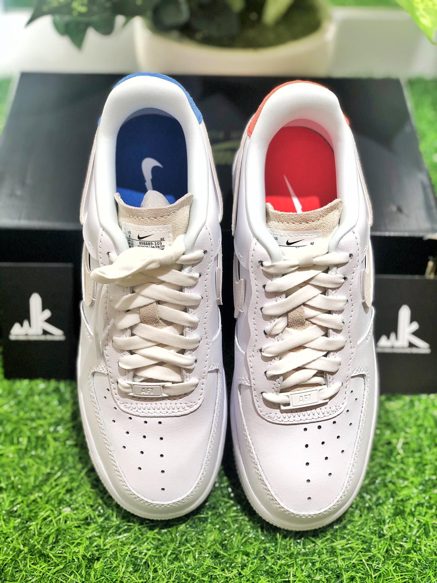898889-103 Air Force 1 LX Vandalised White