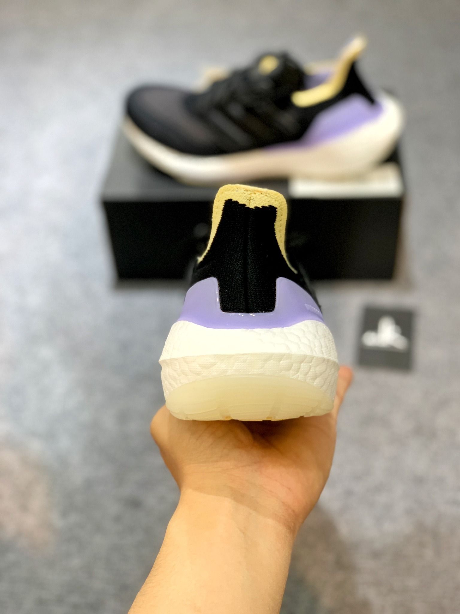  S23841 Ultraboost 21 Black Violet Tone 