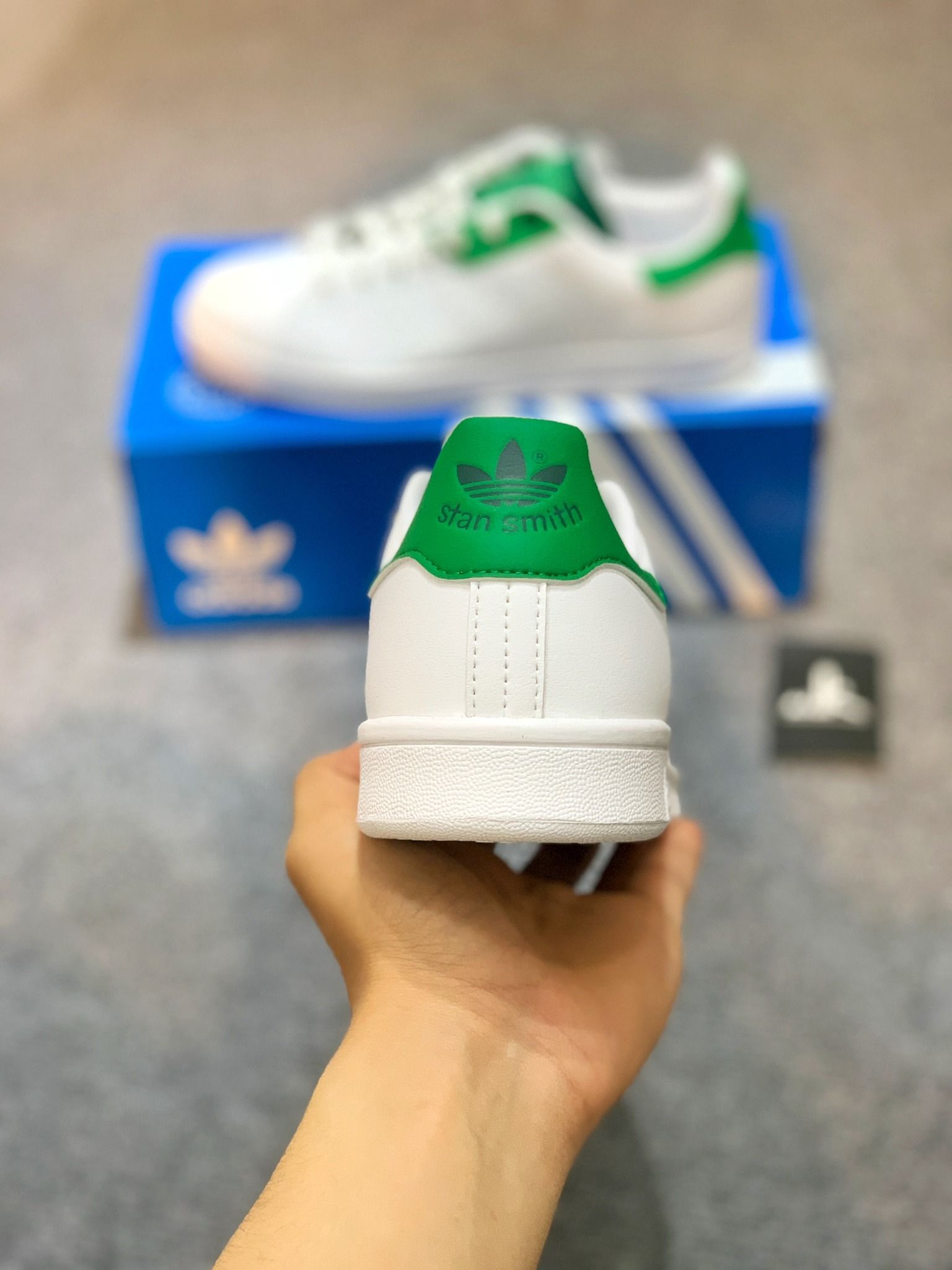  H00331 Stan Smith White Collegiate Green 