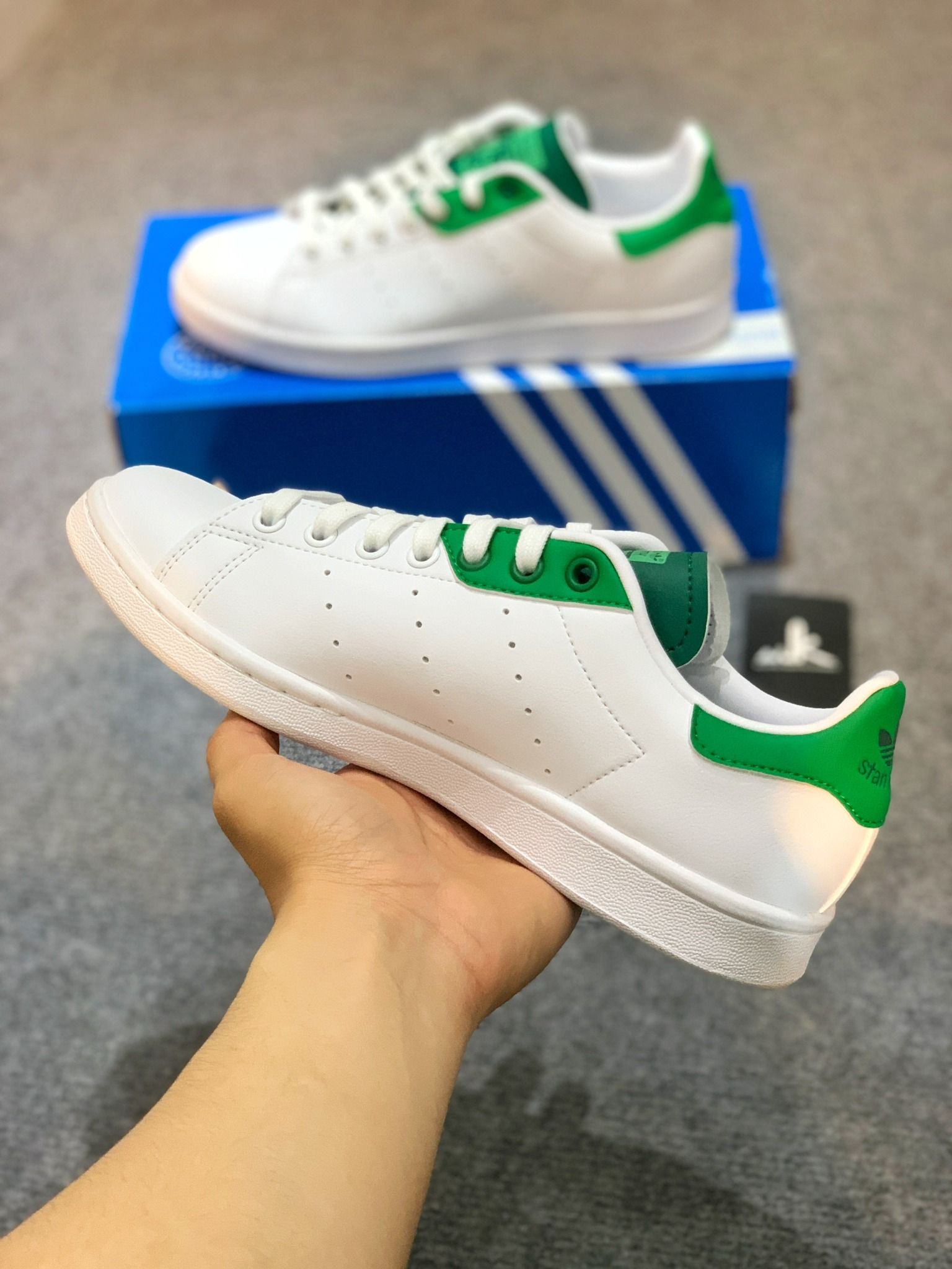  H00331 Stan Smith White Collegiate Green 