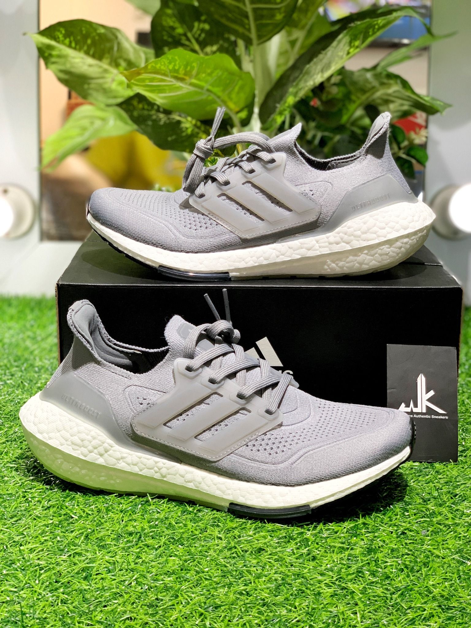FY0381 Ultraboost 21 Grey Three