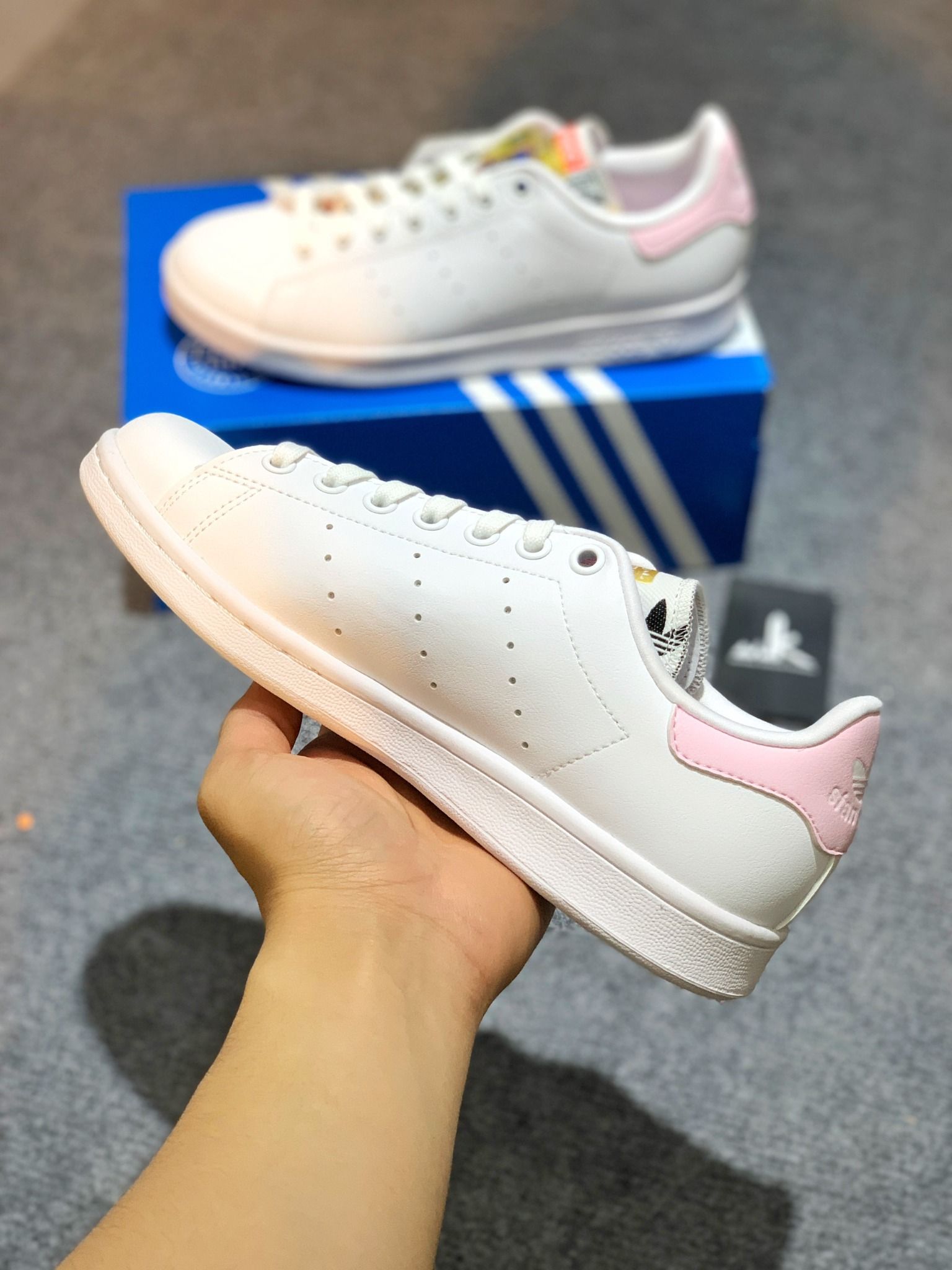  H04056 Stan Smith White Pink 