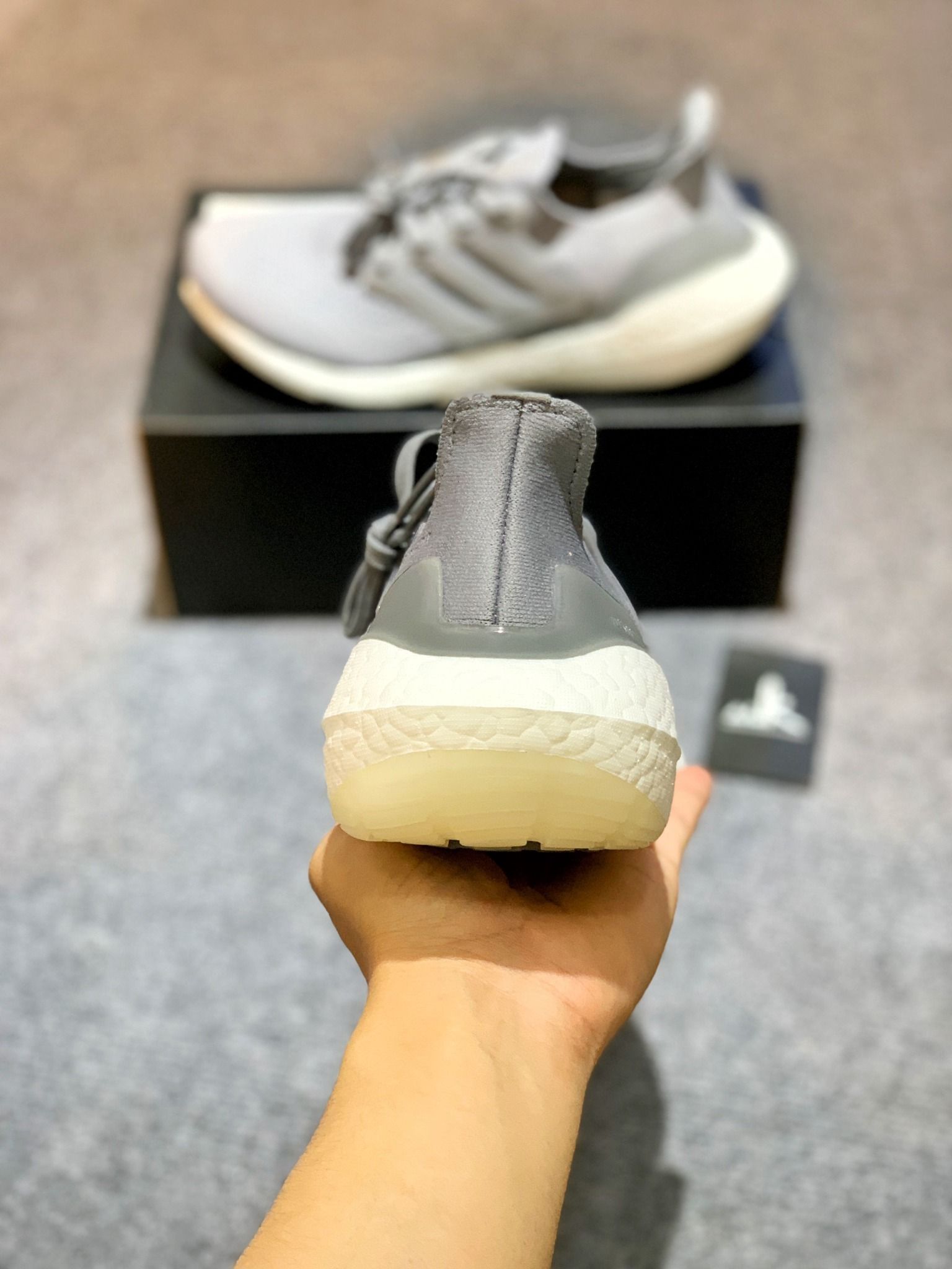 FY0381 Ultraboost 21 Grey Three