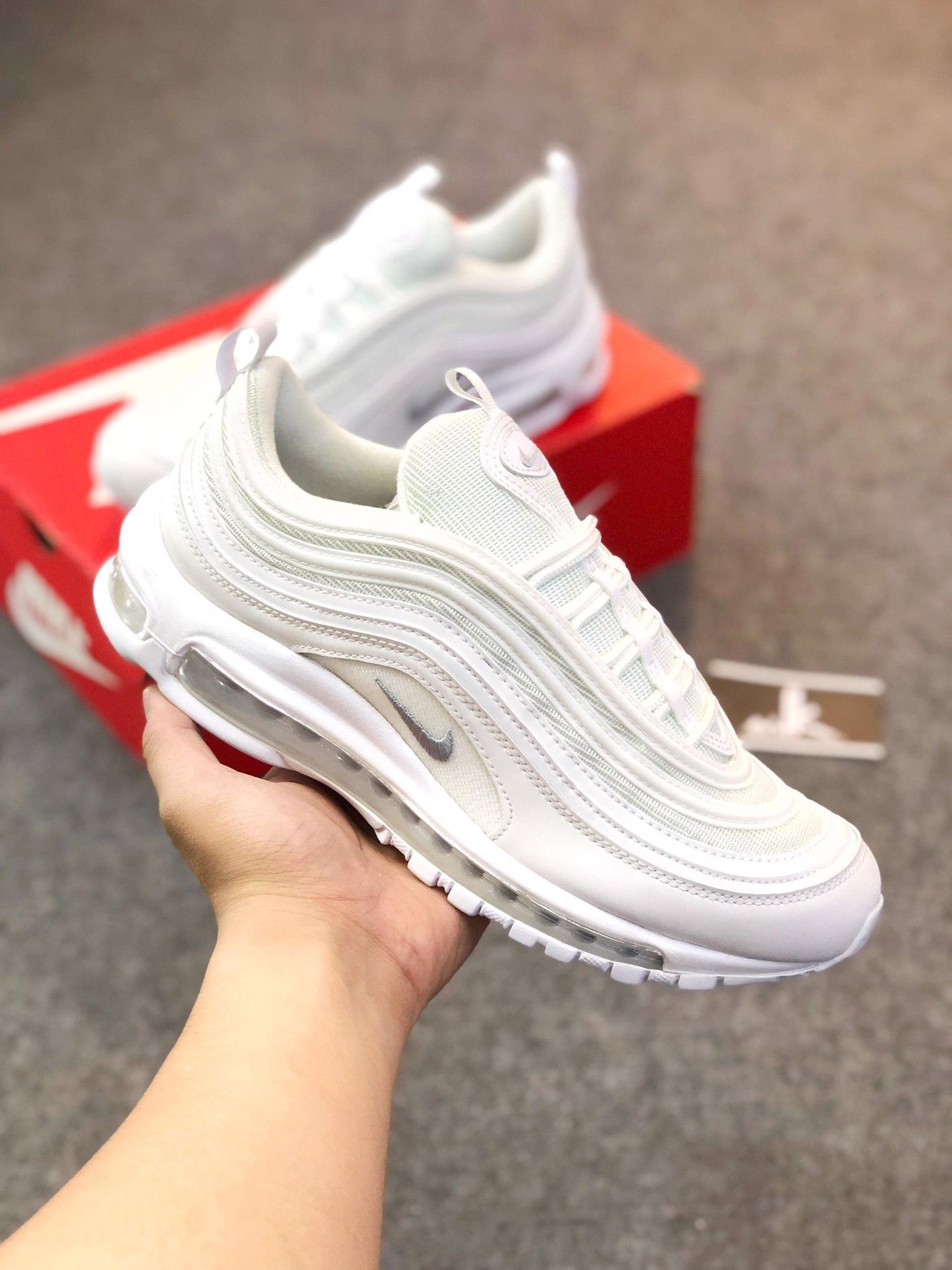  921826-101 AirMax 97 All White 