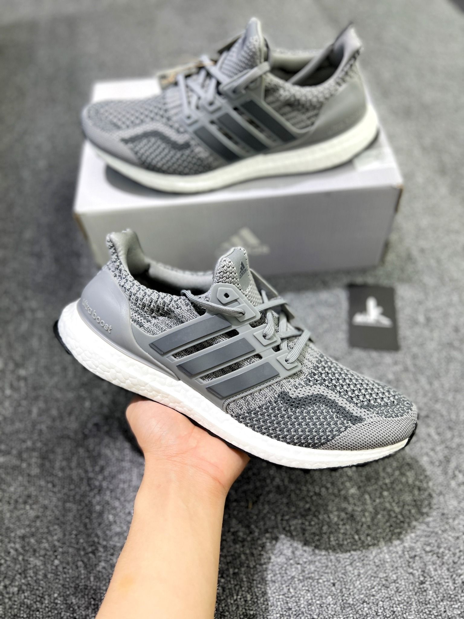 GV8739 Ultraboost 5.0 DNA Grey Three