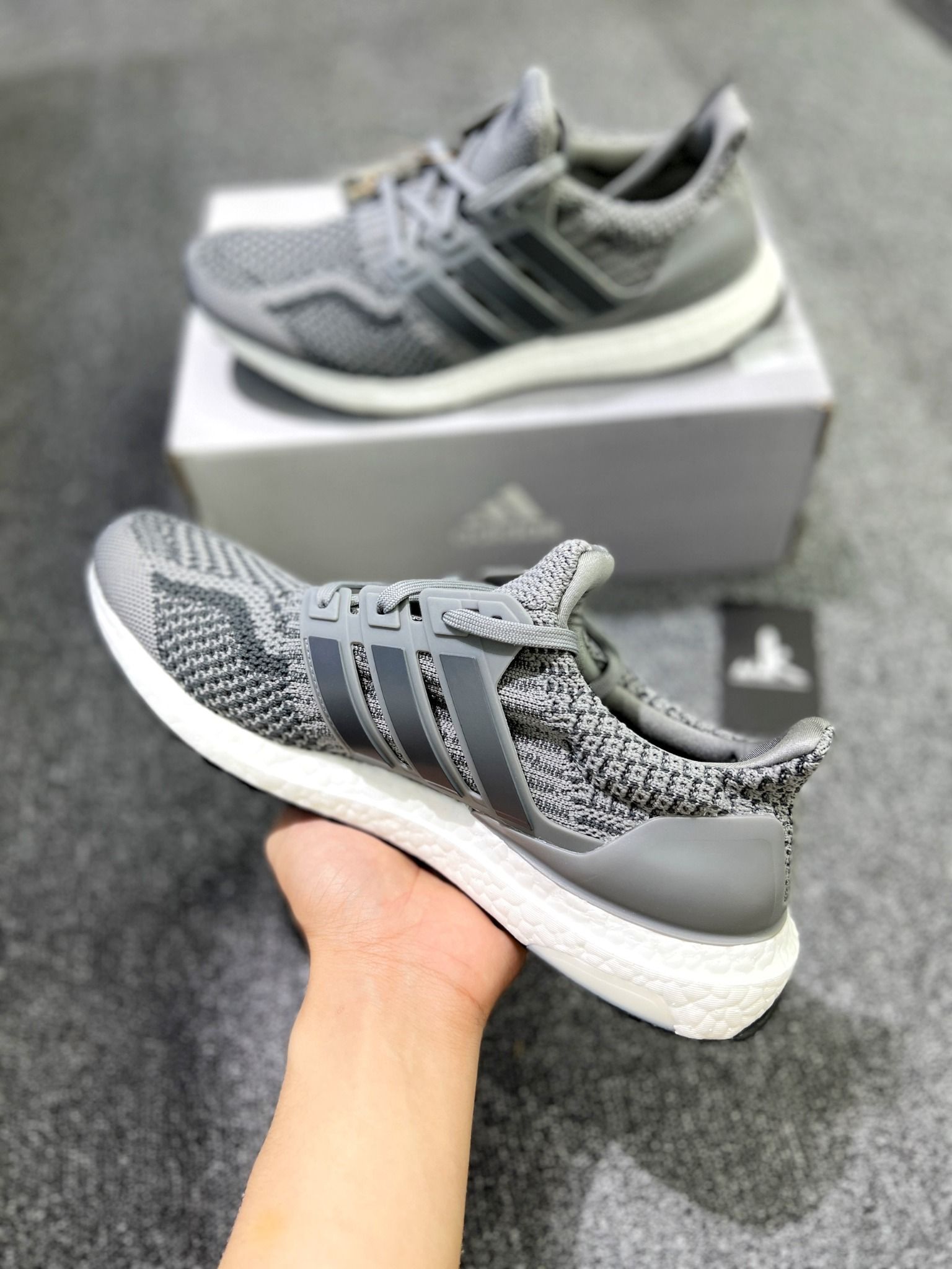 GV8739 Ultraboost 5.0 DNA Grey Three