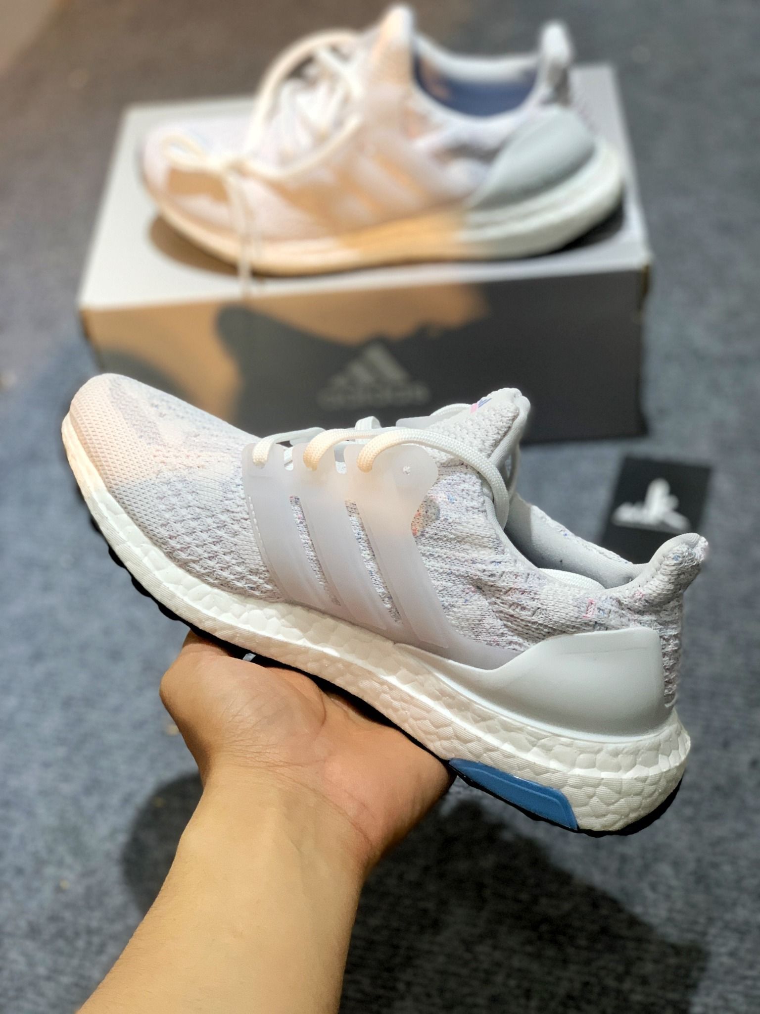  GX4106 Ultraboost 5.0 DNA White Dash Grey 