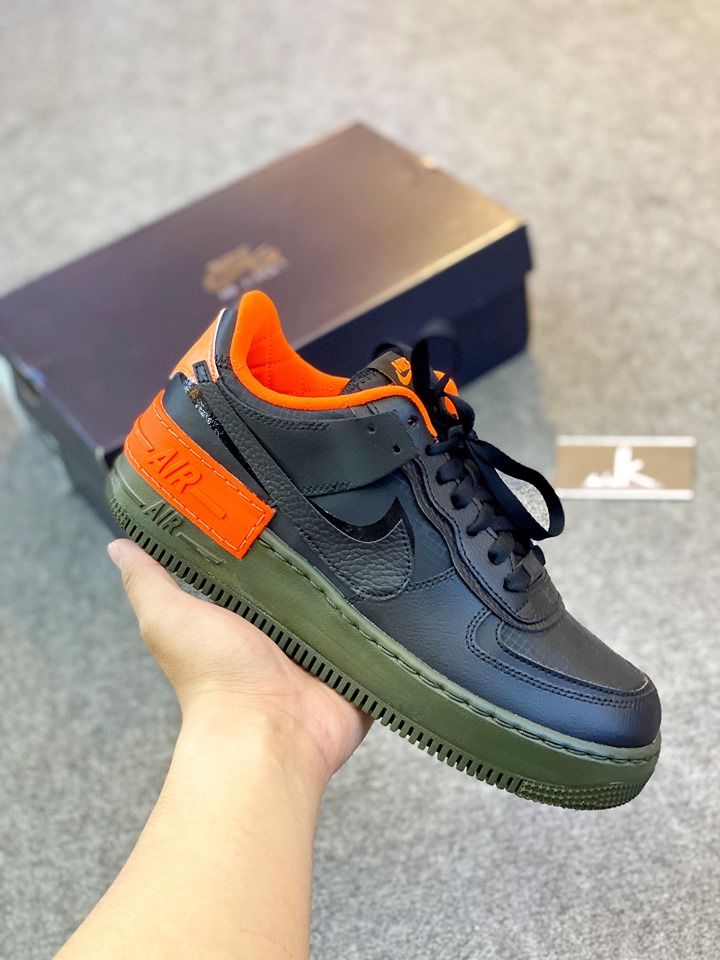  Nike Air Force 1 Shadow Black 