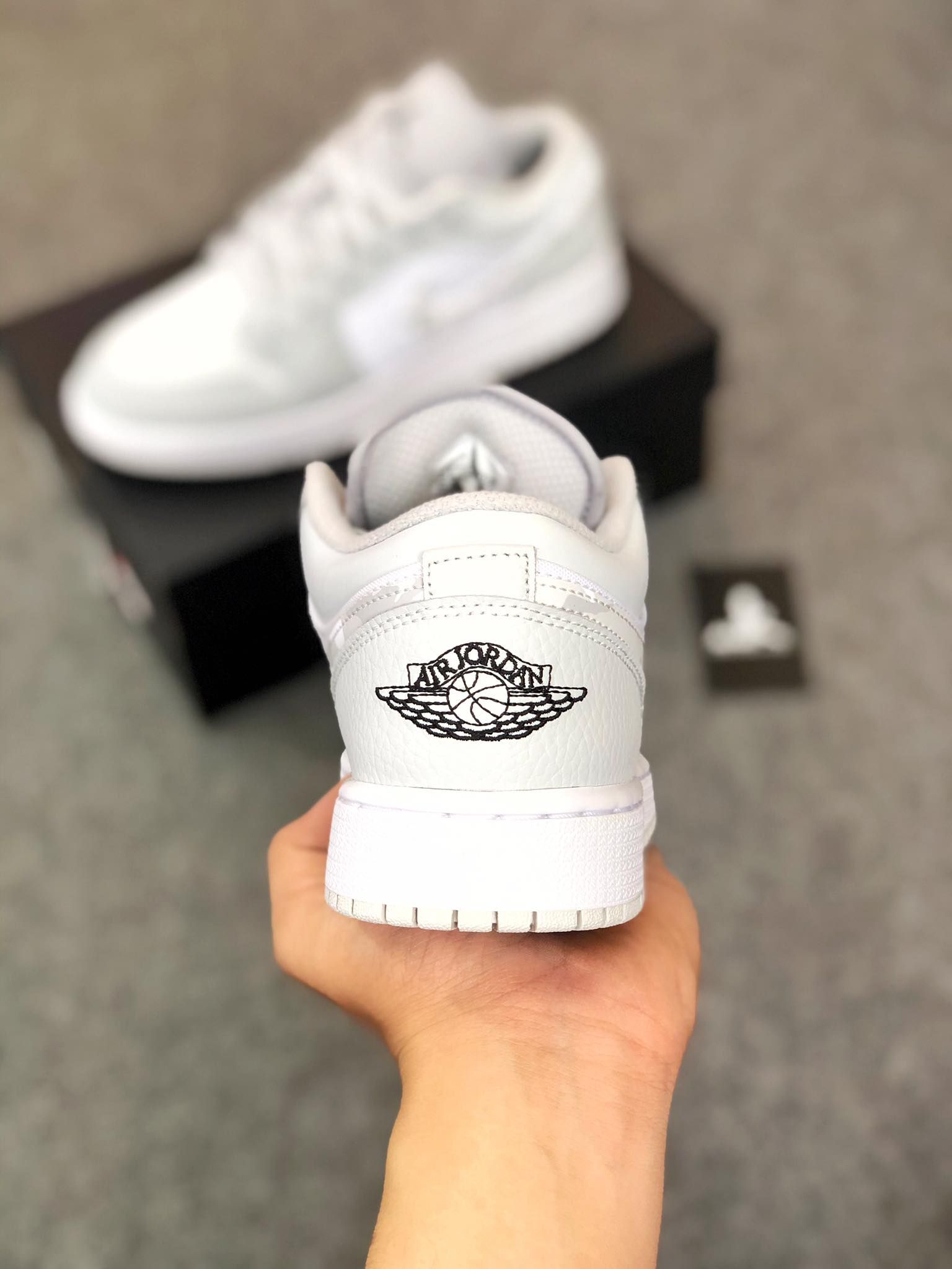  DD3234-100 Jordan 1 Low White Camo 