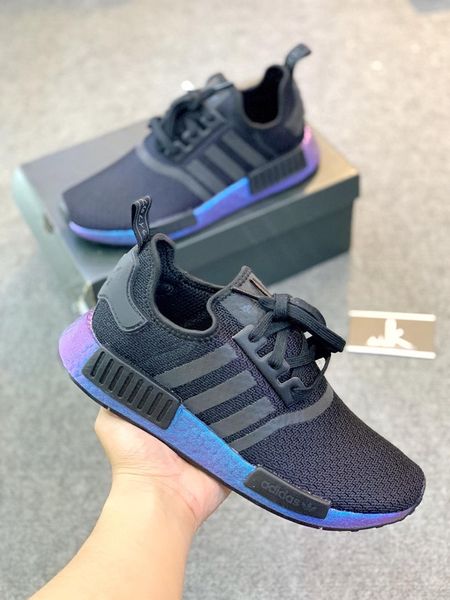  FV3645 - NMD R1 Core Black and Carbon 