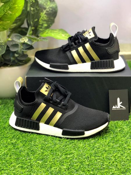  FX8833 NMD R1 Đen Sọc Vàng 