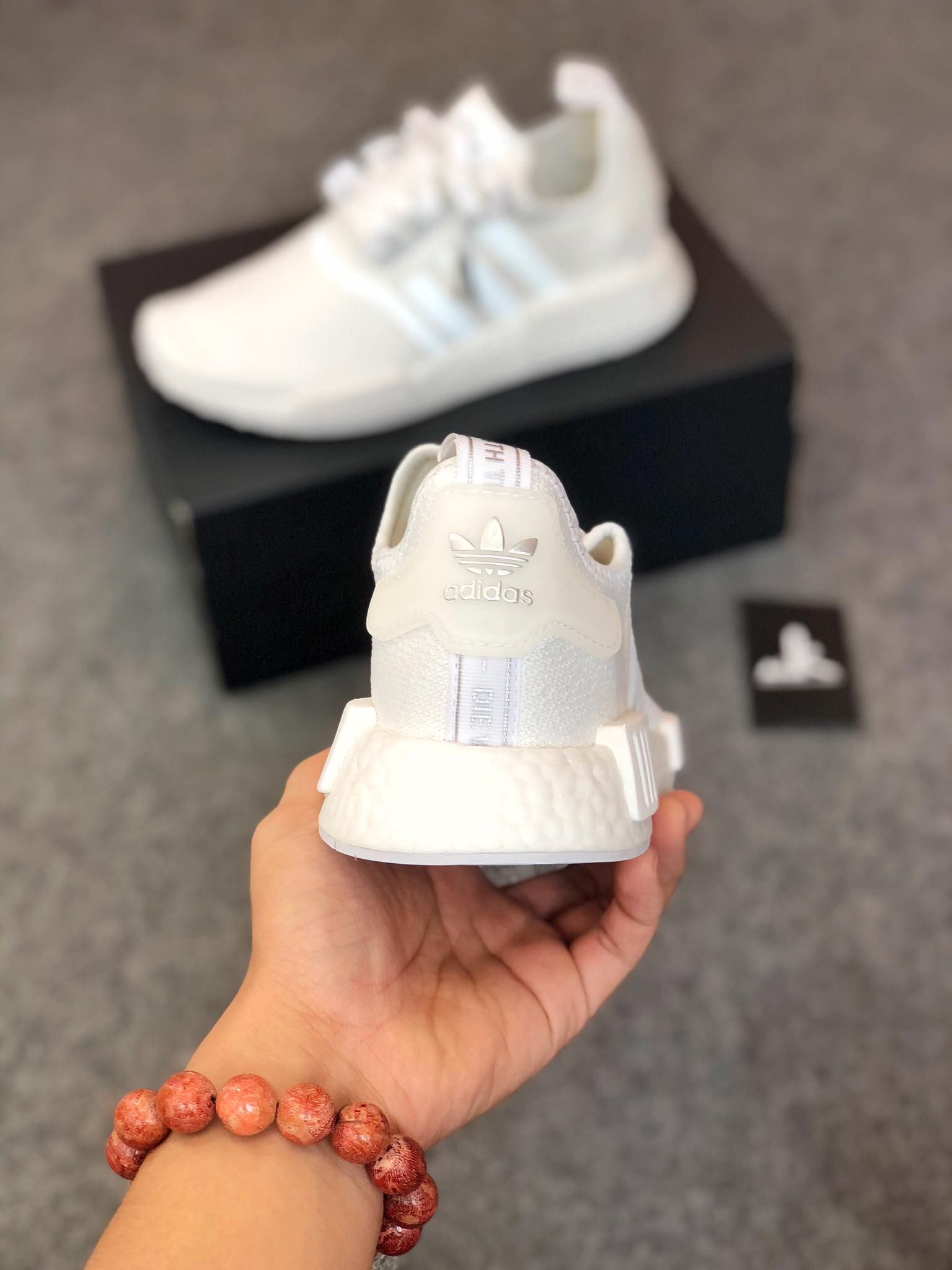  H01903 NMD R1 Triple White 