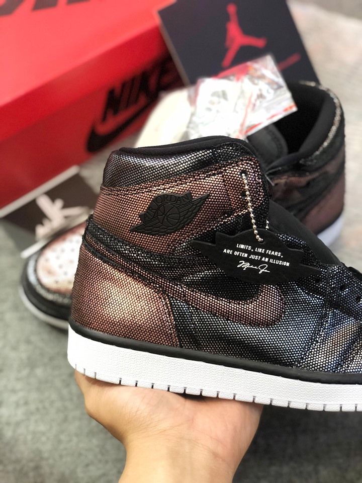 CU6690-006 Jordan 1 Retro High Fearless Rose Gold