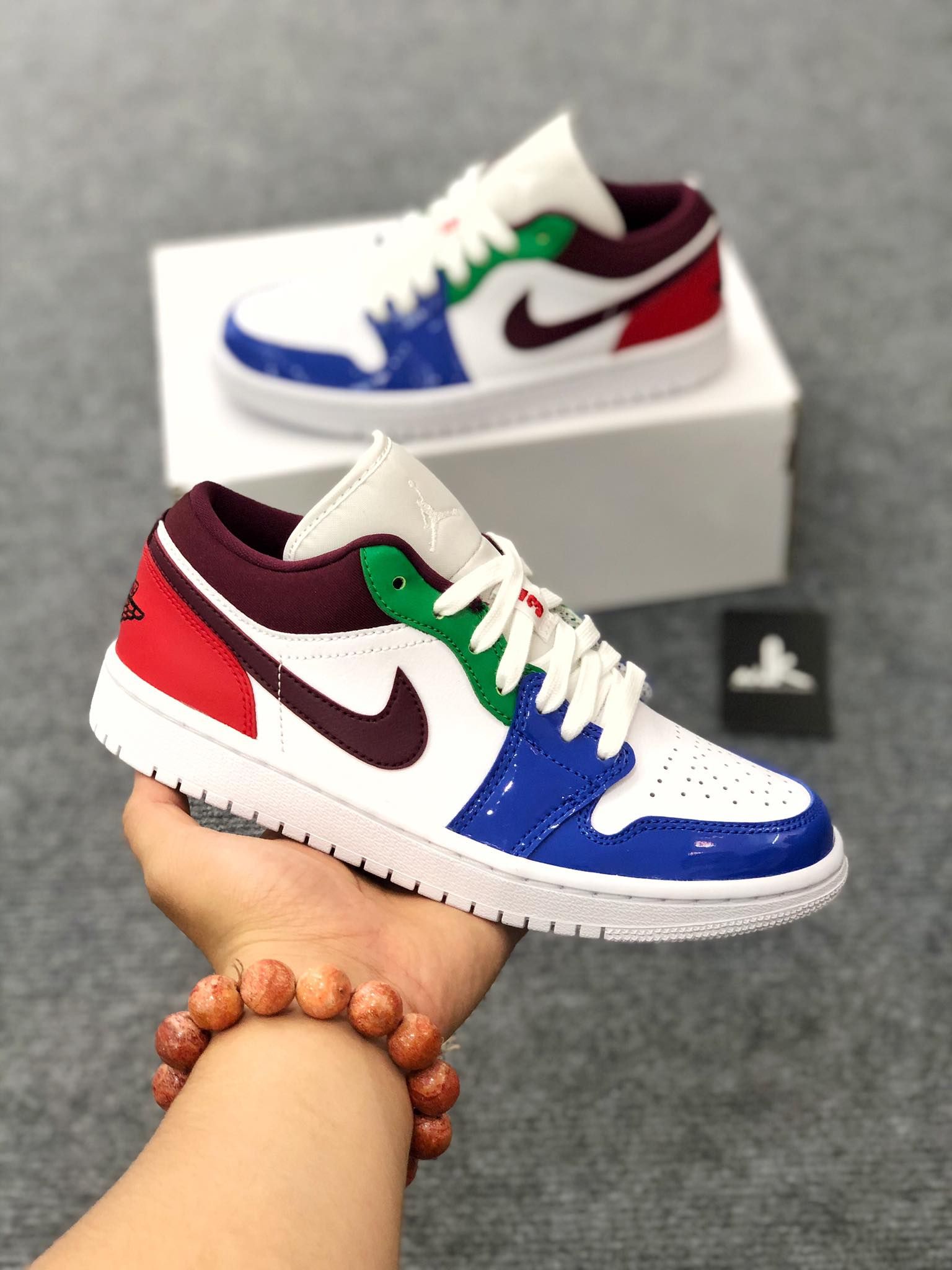 DB5455-100 Jordan 1 Low Multi-Color