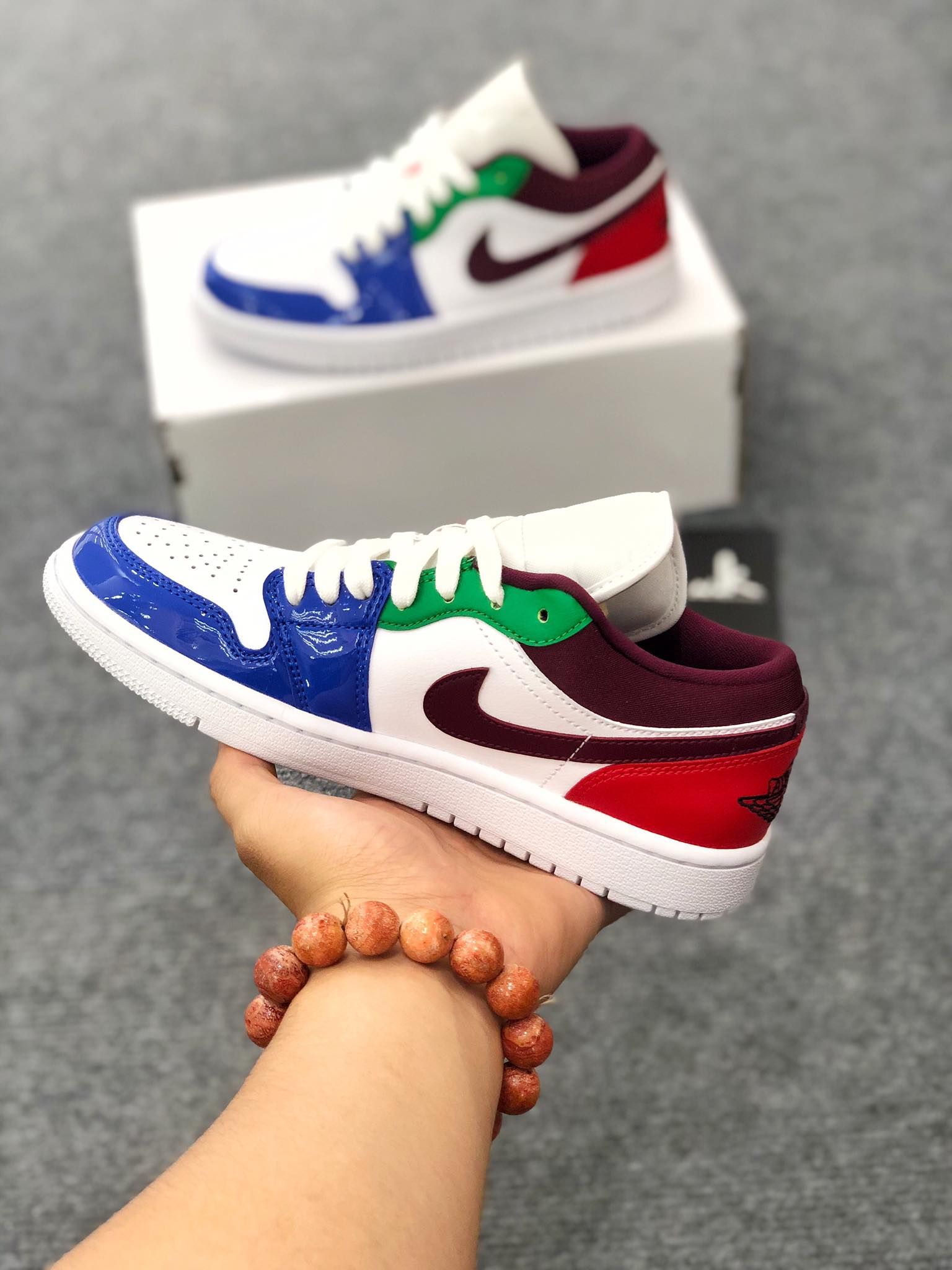 DB5455-100 Jordan 1 Low Multi-Color