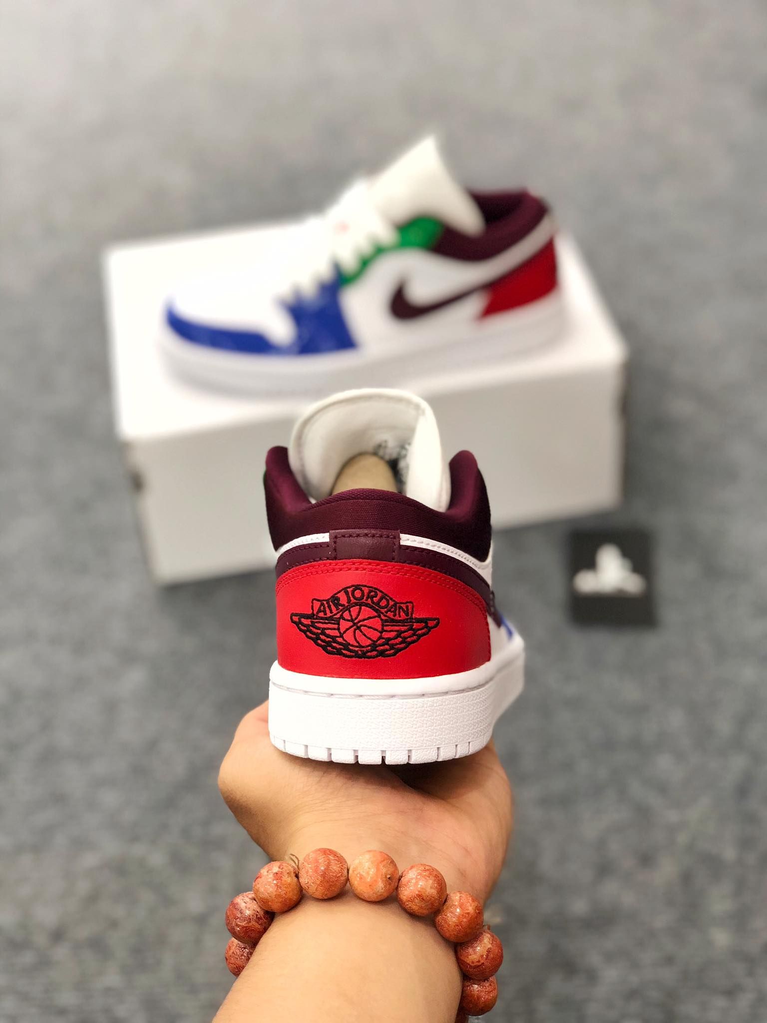 DB5455-100 Jordan 1 Low Multi-Color