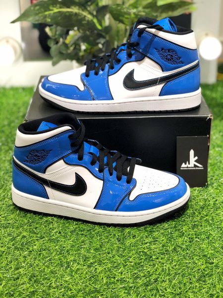  DD6834-402 Jordan 1 Mid Signal Blue 