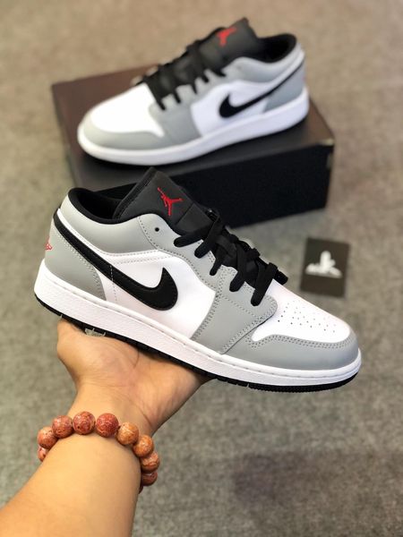  553558-030 Jordan 1 Low Light Smoke Grey 