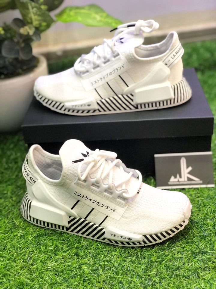 FY2108 - NMD R1 V2 Striped White