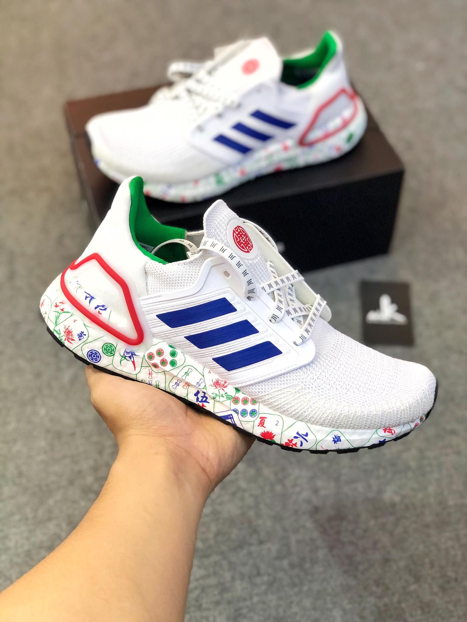  FX8889 Ultraboost 20 Team Royal Blue-Green 