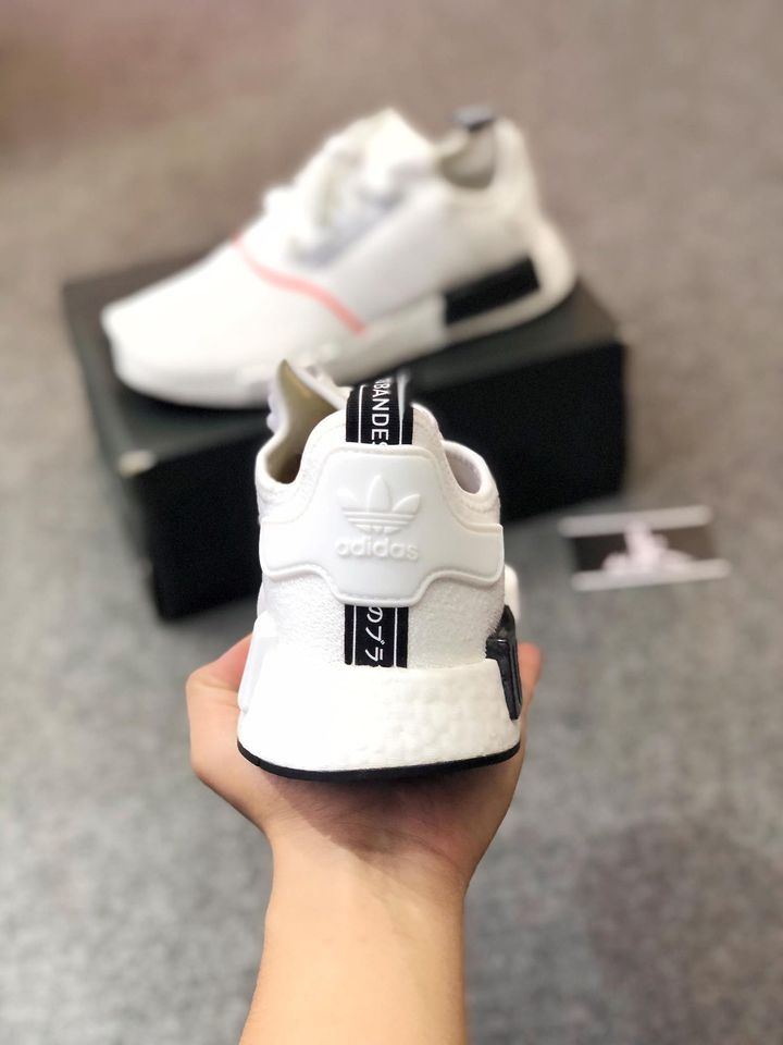  EE5086 NMD R1 White Solar Red 