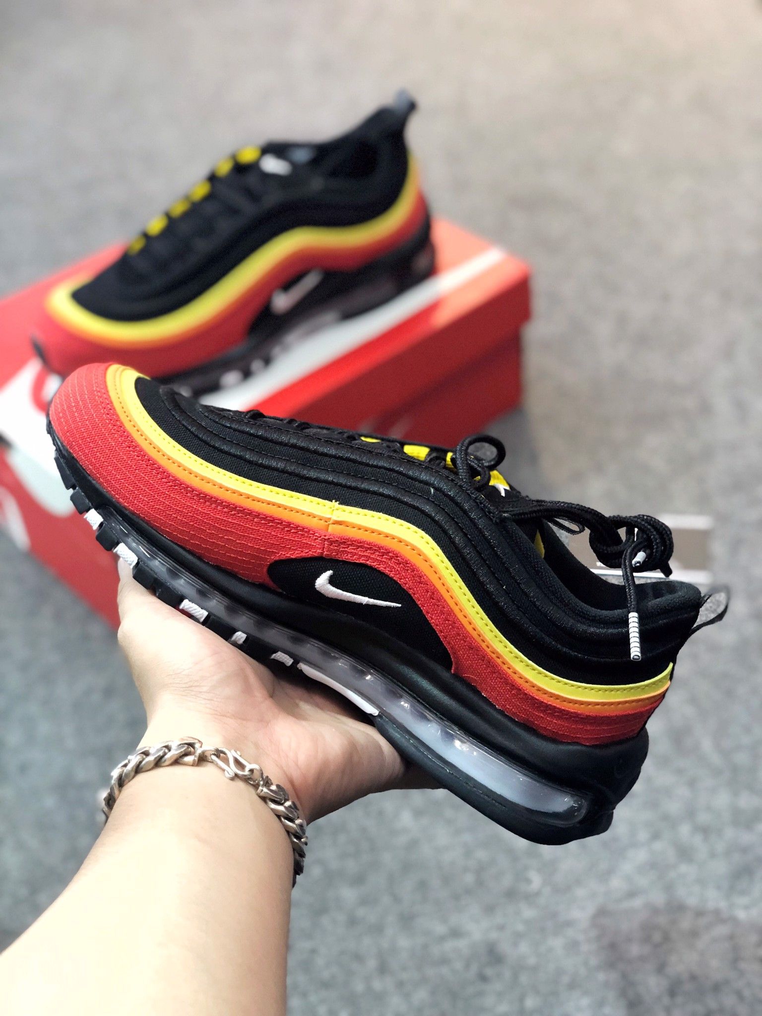  Airmax 97 Chile Red/ Black 