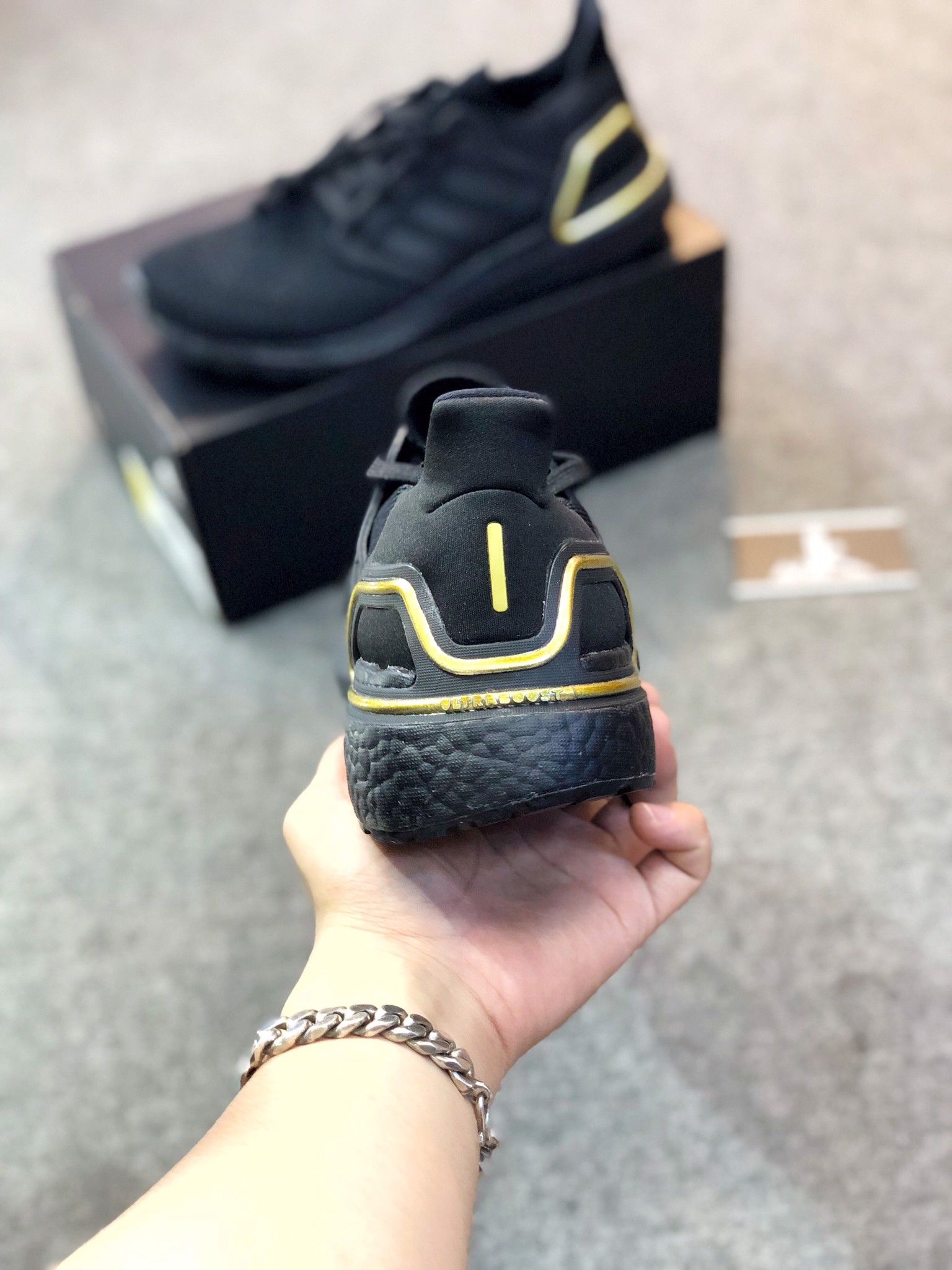  EG0754 - Ultraboost 2020 All Black Gold 