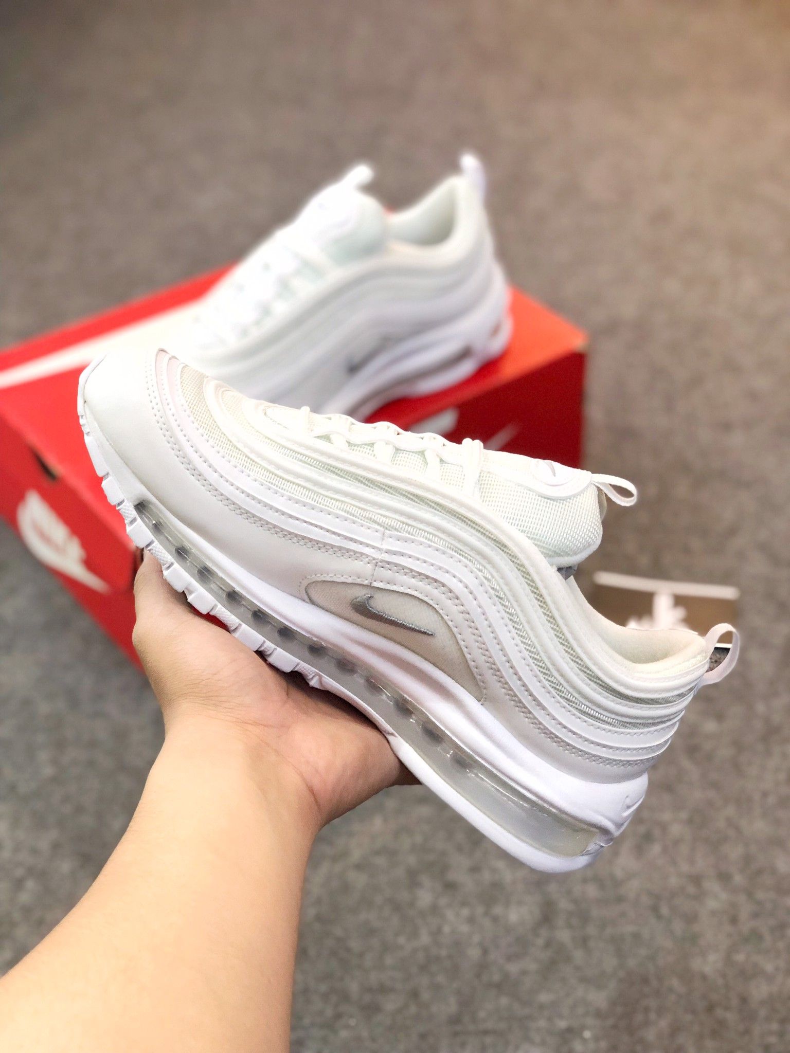  921826-101 AirMax 97 All White 