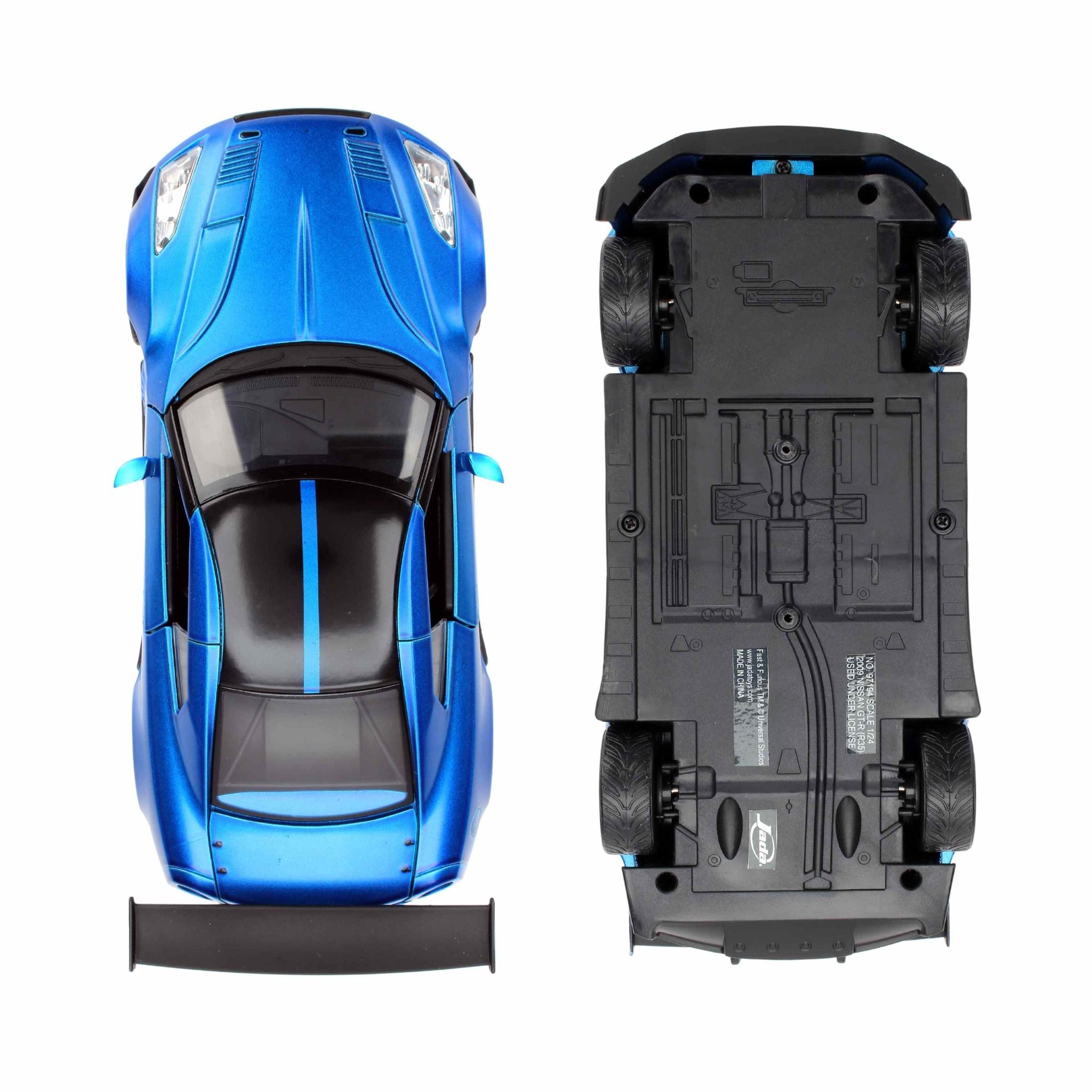 Đồ Chơi Xe Mô Hình JADA TOYS Fast & Furious Brian's Nissan GT-R Ben Sopra 1:24 98271 - Simba Toys Vietnam