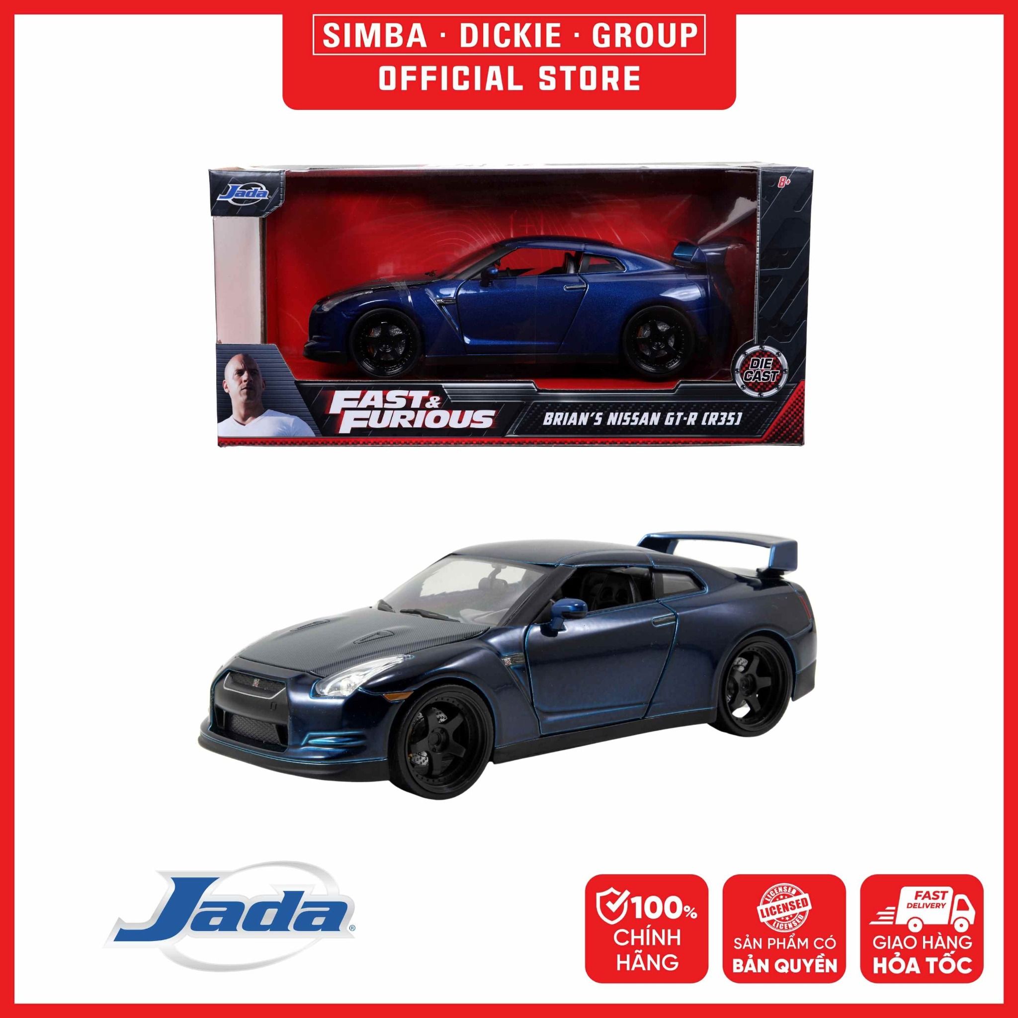 Đồ Chơi Xe Mô Hình JADA TOYS Fast & Furious 2009 Nissan GT-R 1:24 97036 - Simba Toys Vietnam