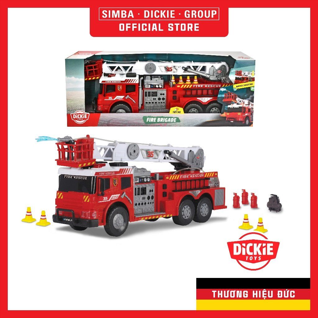 203719015038 Đồ Chơi Xe Cứu Hỏa DICKIE TOYS Fire Brigade