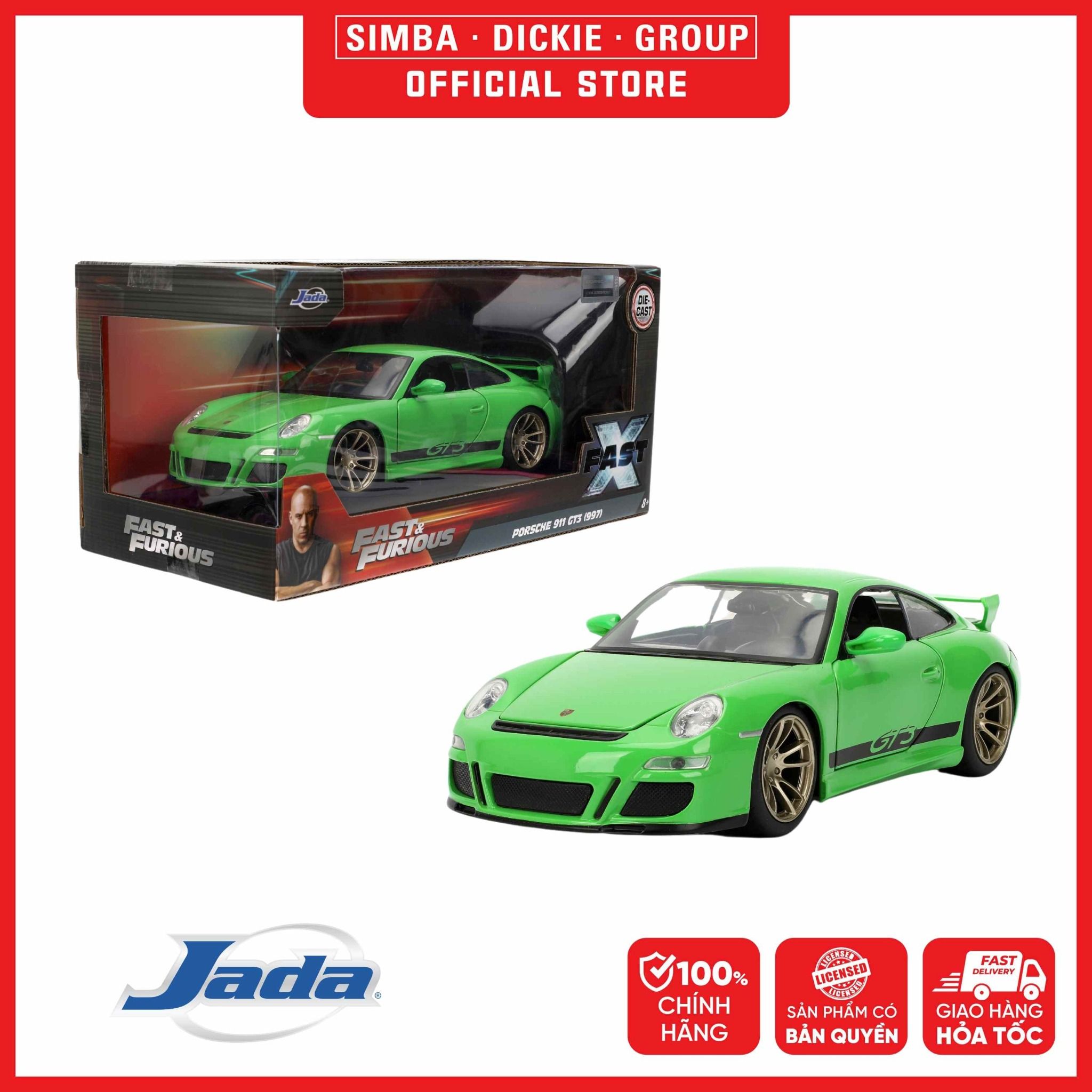 Đồ Chơi Xe Mô Hình JADA TOYS Fast & Furious Porsche 911 GT3 (997) 1:24 34919 - Simba Toys Vietnam